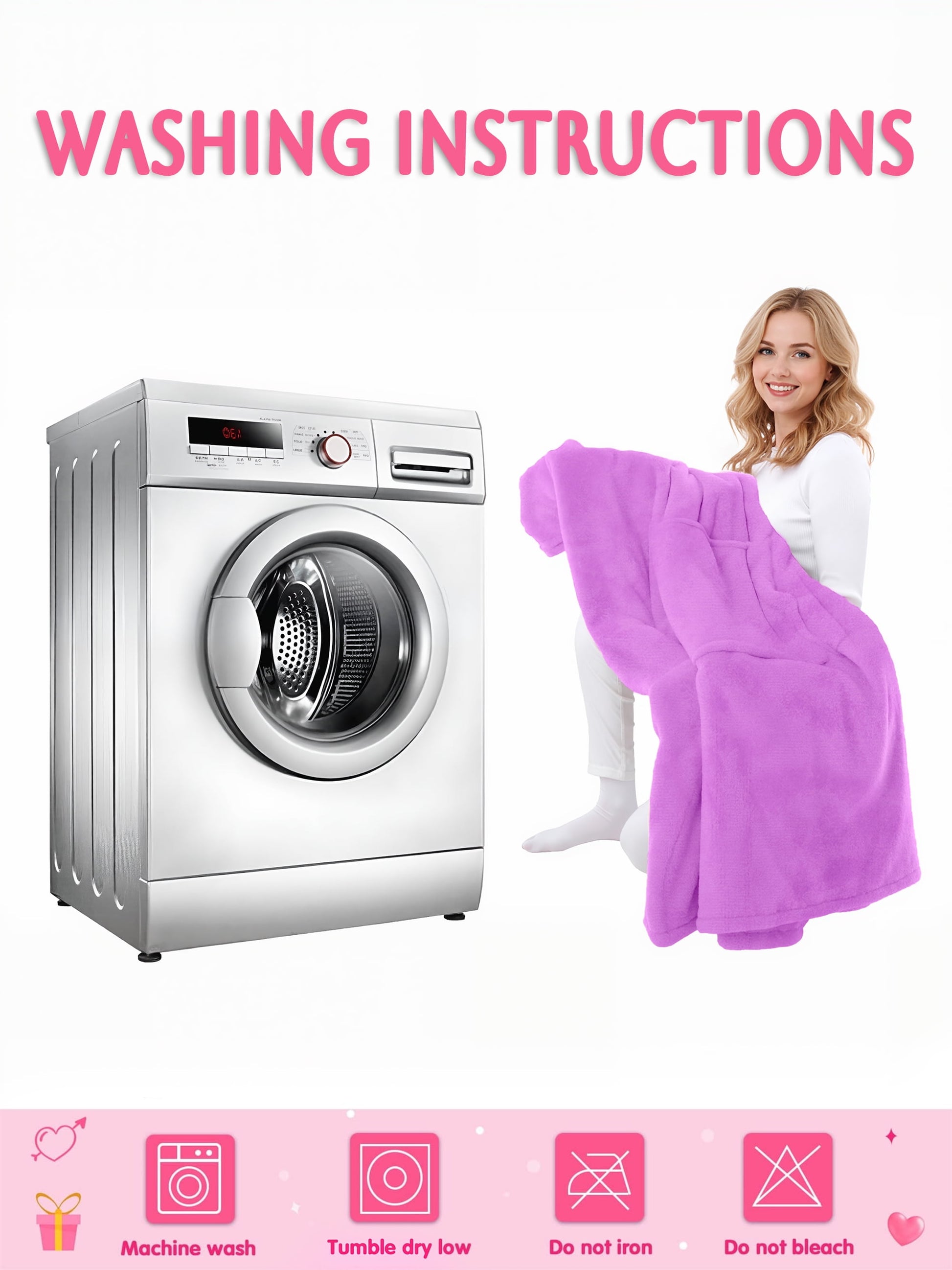 Wearable Blanket Hoodie Sweatshirt for Women and Men, Warm and Cozy Blanket Hoodie, Flannel Blanket with Sleeves and Giant Pocket